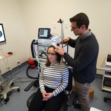 Transcranial Magnetic Stimulation (Single-pulse and rTMS)